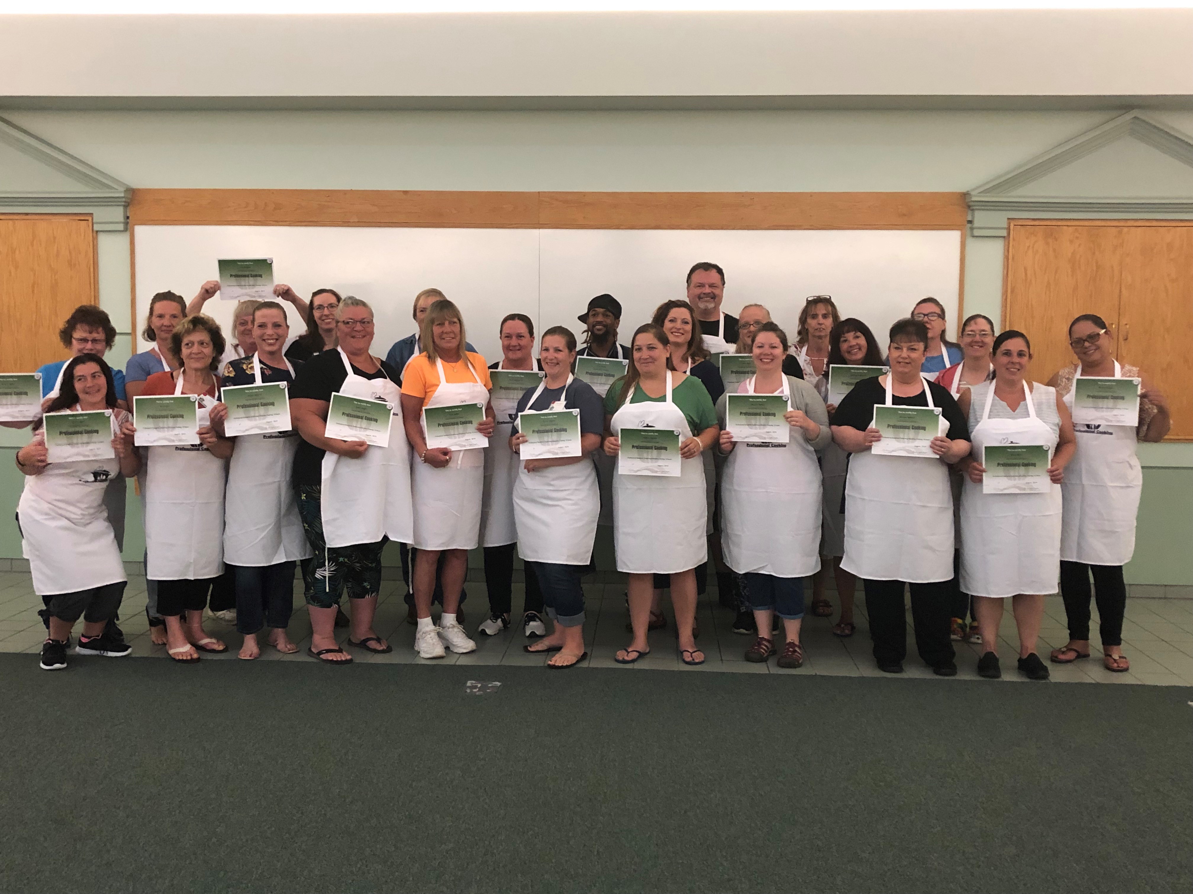 Professional Cooking 2019 Graduates
