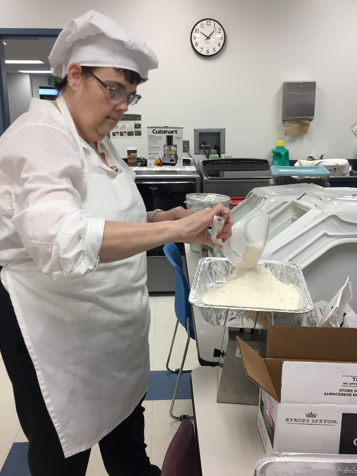 Weighing Flour