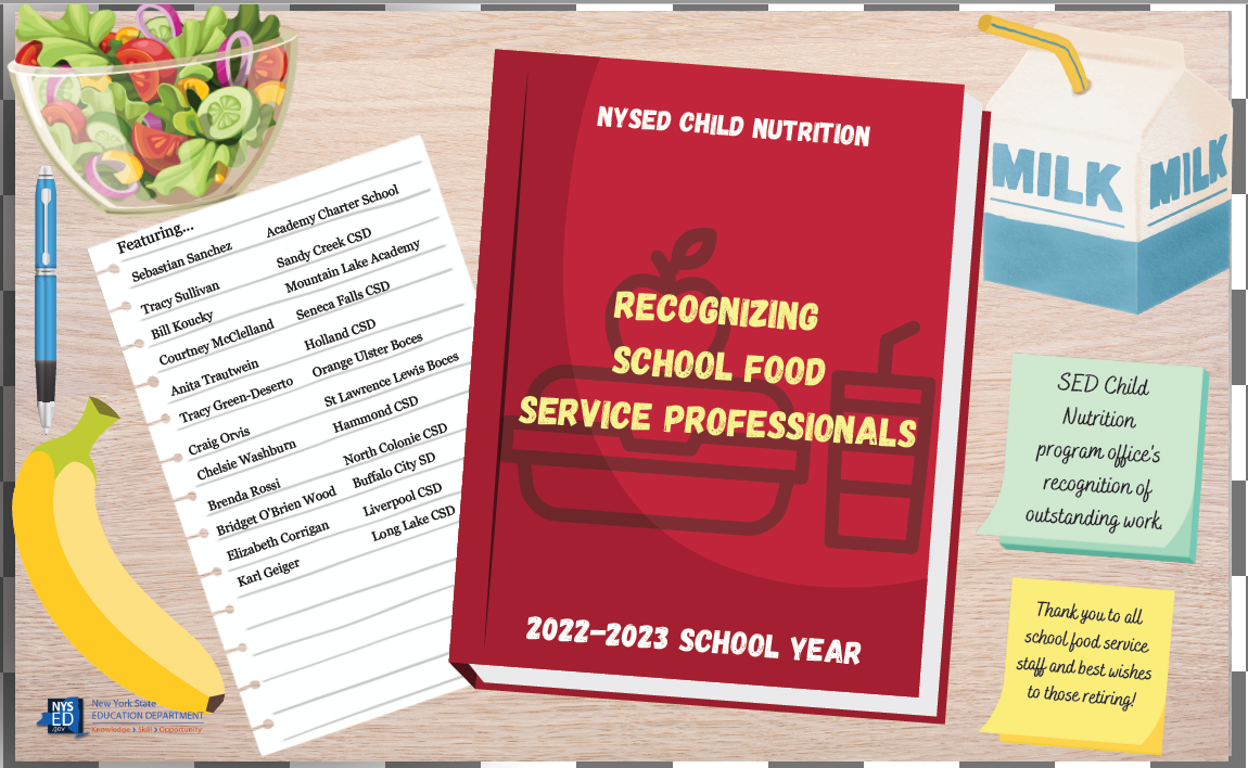 Recognizing School Food Service Professionals SY 2022-2023