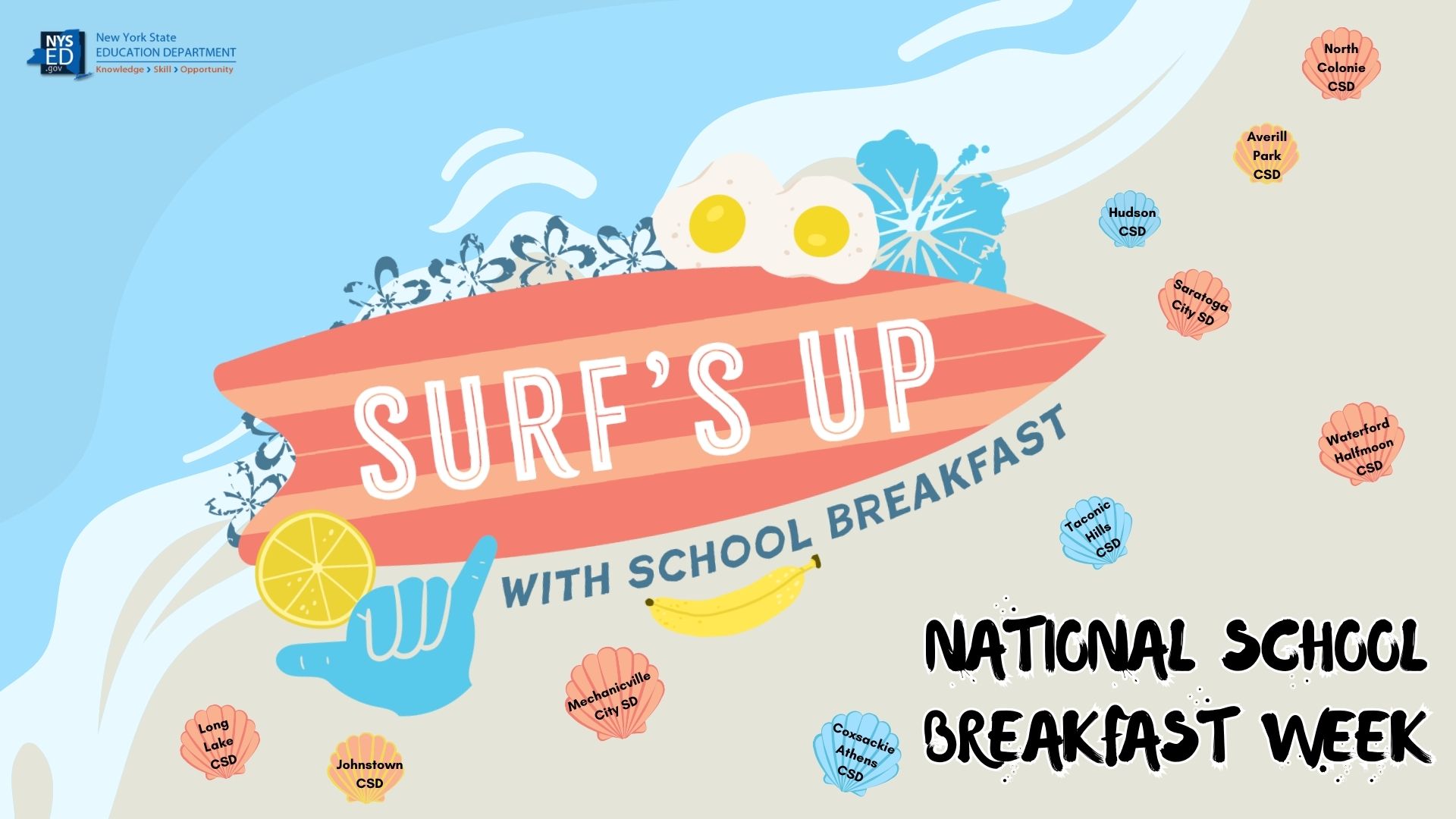 Surf's Up With School Breakfast National School Breakfast Week